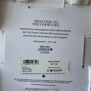 UGG Bedding New Ugg Novah King Plush Blanket Poshmark
